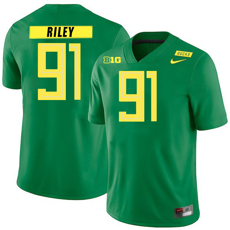 Jordon Riley Oregon Jersey,Oregon Ducks Football Uniforms Youth-Alternate Green